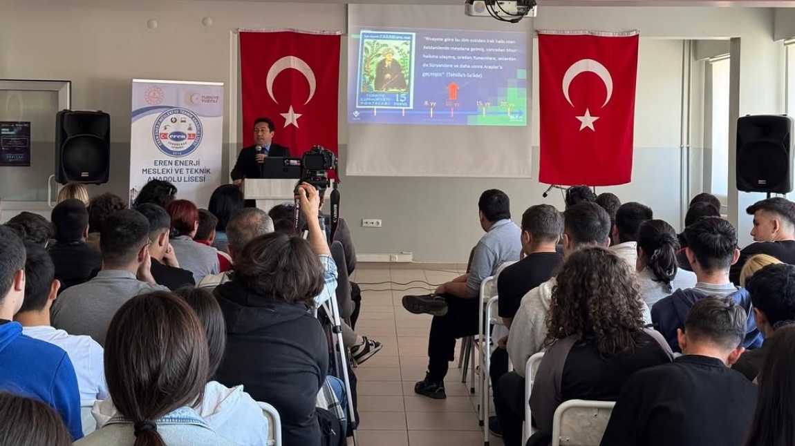 Bülent Ecevit Üniversitesi Fen Bilimleri Enstitüsü Müdürü Prof. Dr. Fikret Gölgeleyen TÜBİTAK 4006 Programı Kapsamında Bilim Söyleşisi İçin Okulumuz Öğrencileri İle Buluştu
